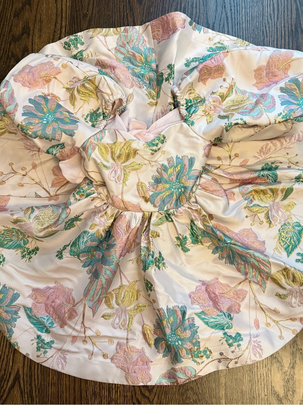 Chloe and Amelie- Among the Wildflowers Dress - Flora Jacquard: size 4